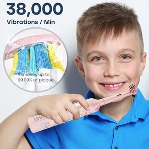 Enfants Sonic Brosse À Dents Moulin À Vent Conception 3D Propre Pointe Ronde Poils 30 Secondes Minuterie Âge Modes Spécifiques Brosse À Dents Électrique - Product Image 1