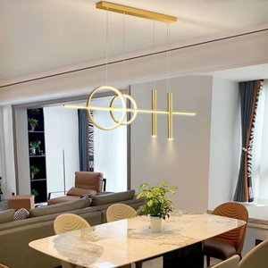 Best-seller di alta qualità alla moda luce a sospensione a LED di medie dimensioni lampadario creativo lungo per Villa soggiorno sala da pranzo - Product Image 5