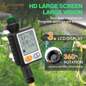 Kit penyiraman otomatis sistem irigasi tetes pintar untuk halaman rumput taman dan pengatur waktu selang pintar luar ruangan - Product Image 3