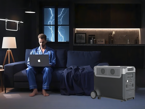 Générateur 7200W/9792Wh avec fonction UPS et batterie LiFePO4, station d'alimentation portable solaire hors réseau double tension - Product Image 6