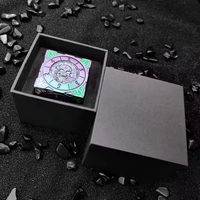 Spinner mécanique à dégradé magique RPG, roulette à 6 faces, dés en métal D6 pour D&D avec emballage