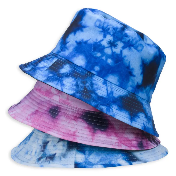 Wholesale New Fashion Maple Leaf Reversible Fisherman Hat Logo Custom Printed Bucket Hats