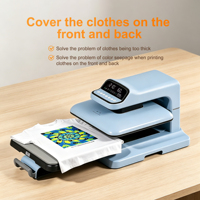 Presse à Chaud Électrique Automatique 220V à Écran Tactile pour Usage Domestique, Petite Machine DTF pour Perles, Étiquettes et Vêtements – Nouvelle Génération pour Entreprises