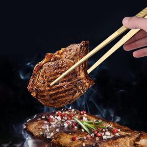 Juego de 3 Pinzas de Cocina Doradas de 8 Pulgadas, Pinzas Finas para Alimentos, Pinzas de Acero Inoxidable 430 - Product Image 4