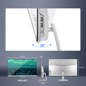 PC Todo en Uno Ultra Delgado de 23.8 Pulgadas con Pantalla IPS FHD sin Bordes, CPU Intel de 11.ª Generación <span class=keywords><strong>I5</strong></span> <span class=keywords><strong>11260H</strong></span>, 8GB de RAM DDR4, SSD de 512GB - Product Image 2