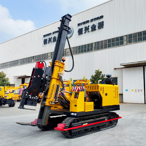 Hengxing - Perforadora de Tornillos de Cimentación con Control Remoto y Riel Guía Giratorio para Construcción de Granjas Solares para el Mercado de Indonesia - Product Image 3