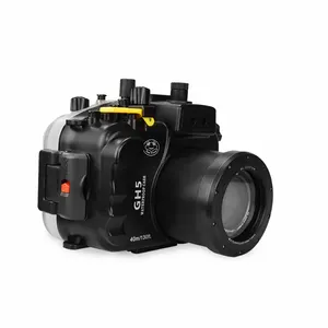 Seafrogs GH5 fabrika doğrudan su geçirmez kamera muhafazası dalış fotoğrafçılığı 40m sualtı kılıf Panasonic GH5