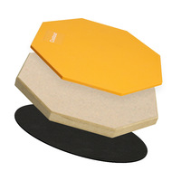 8-Inch Silent Wood Children Practice Drum Pad with Sound-Reduction Feature for Beginner Percussion Board