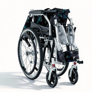 Silla <span class=keywords><strong>de</strong></span> Ruedas Manual Portátil con Respaldo Plegable, Dispositivo <span class=keywords><strong>de</strong></span> Asistencia para <span class=keywords><strong>Ancianos</strong></span>, Cuidado en el Hogar y Hospital - Product Image 4