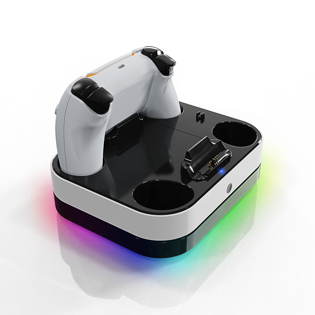 Game Console Charging Station for PPortal for P Portal for P5 Dual Controller Charger Stand Base Charging Dock