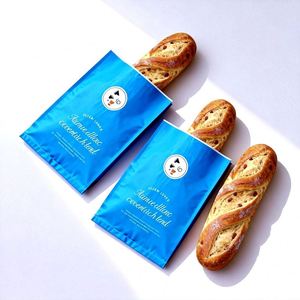 Eco-Friendly Food Grade <b>Greaseproof</b> Waterproof Kraft <b>Paper</b> Bag with Custom Logo and Screen Printing 20kg - Product Image 2