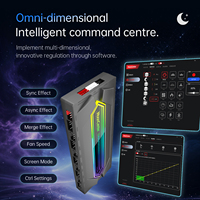 Pengontrol ARGB V10 Async Terlaris, USB 9PIN, Kontrol Perangkat Lunak, Hub Pengontrol Kipas PWM, Ekstensi PWM 4PIN 5V 3PIN