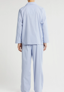 <span class=keywords><strong>Pigiama</strong></span> da <span class=keywords><strong>uomo</strong></span> in misto cotone in due <span class=keywords><strong>pezzi</strong></span> con tasca superiore a maniche lunghe pantaloni lunghi da casa vestiti autunnali da ragazzo set pigiami da <span class=keywords><strong>uomo</strong></span> - Product Image 2