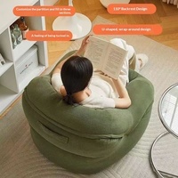 Fauteuil paresseux moderne et minimaliste en peluche, convertible en lit, pour chambre et salon