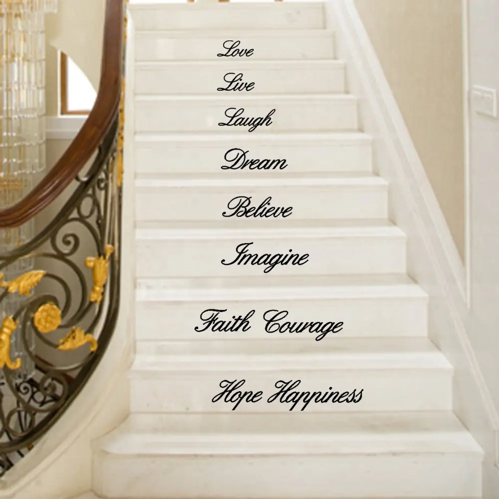 High Quality Renovation Wallpaper DIY Removable 3D Wall Stairs Stickers Entrance Staircase Stickers