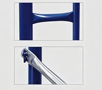 Système d'échafaudage Kwikstage avec cadre mobile pliable réglable pour travaux de façade en acier galvanisé à chaud