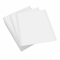 Rouleau de papier autocopiant 2 plis en promotion, papier de reçu NCR blanc et jaune 75x75mm, papier de caisse personnalisé pour TPV de marché