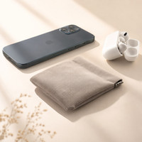 Pochette élastique double face haut de gamme en velours à fermeture automatique pour bijoux, colliers, montres, écouteurs et appareils numériques – Vente en gros