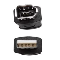 Adaptateur Convertisseur Connecteur Firewire IEEE 1394 6 Broches Femelle vers USB Mâle pour Imprimante, Appareil Photo Numérique, PDA, Scanner, Disque Dur