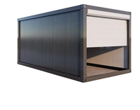 Maisons mobiles personnalisées en conteneurs, isolées, démontables, faciles à assembler, garages mobiles multi-usages