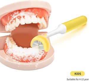 Spazzolino manuale Premium per adulti bambini morbido in Nylon con Design a tre lati funzione pieghevole per cliniche dentistiche per uso domestico - Product Image 4