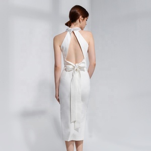 Ropa al por mayor proveedor Sexy elegante vestidos de las mujeres con cuentas de hombro bikini <span class=keywords><strong>dos</strong></span> piezas vestido Bodycon - Product Image 2