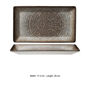 Crete Kimi Rectangular Serving Platter 29 × 17.5 cm Digital Print Saturnia - Product Image 3