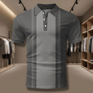 Chemise Homme Anti-rides en Coton Tricoté 100% à Manches Courtes avec Poche, Broderie Personnalisée, Impression, Décontractée, Été, Streetwear, OEM, Vente en Gros - Product Image 2