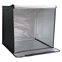Professionnel 60cm Mini Led Pliable Doux Remplissage Portable Simple Produit Nature Morte Lumière Avec Support Caméra Photo Studio Boîte