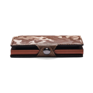 Cartera de Cuero PU con Diseño de Camuflaje, con Botón de Apertura Automática, Bloqueo RFID, Tarjetero, Billetera para Hombre - Product Image 5