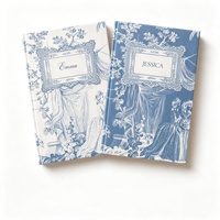 Cuaderno de Tapa Dura con Encuadernación Cosida, Diseño Personalizado, Impresión Offset, Papel Recubierto y Logotipo Personalizado con Estampado en Caliente