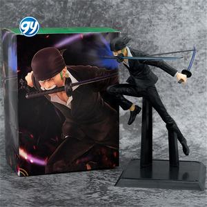 <span class=keywords><strong>Figurine</strong></span> d'action Roronoa Zoro Série <span class=keywords><strong>One</strong></span> <span class=keywords><strong>Piece</strong></span> à trois épées Sanzen Sekai, figurines d'anime de collection en plastique - Product Image 2