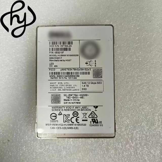 1.6TB SAS 12Gbps 2.5in Read-Intensive Enterprise Internal Solid State Drive for Servers