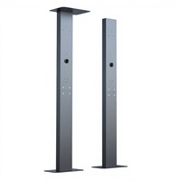 Chargeur EV Type 2 7kW/11kW/22kW sur colonne en acier pliable, neuf, pour mise à niveau et réaménagement de station de recharge en parking