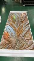 Panneau mural GM UV le plus vendu, plaques décoratives PVC 5D haute brillance, faux panneau mural pour la décoration intérieure, feuille de marbre