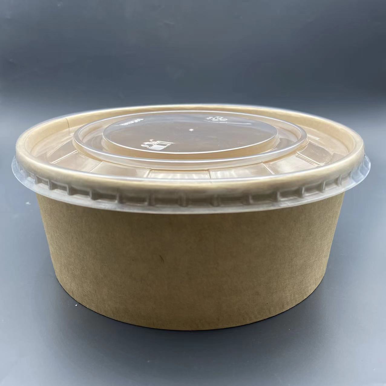Wholesale Custom Printed Party Disposable Plates Kraft Paper Noodle Soup Salad Bowl