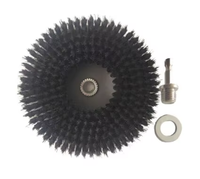 Brosse de nettoyage grande taille 130/150/185 mm très vendue pour diverses taches tenaces, carreaux extérieurs, bassins à poissons, pierres mousseuses