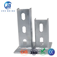 Base de montage solaire haute résistance ZhiBoDa pour toiture en tuiles, forte résistance à la corrosion, acier galvanisé à chaud, accessoires durables