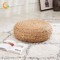 Offre Spéciale : Pouf convertible artisanal en jacinthe d'eau, style japonais moderne et antique, pour la décoration intérieure, la chambre et l'appartement