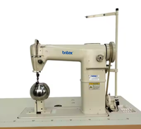 Machine à coudre industrielle à lit plat pour perruques en cheveux humains à aiguille simple