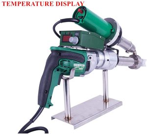 Kit <span class=keywords><strong>profesional</strong></span> de <span class=keywords><strong>soldador</strong></span> extrusor de <span class=keywords><strong>plástico</strong></span> de 1600W, pistola de calor de mano con soplete de aire para soldadores de tubo de PVC PP HDPE LDPE - Product Image 5