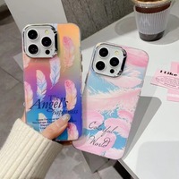 Coque de téléphone portable personnalisée de luxe pour filles, en PC rigide, accessoires, coque arrière pour iPhone 12 13 14 15 16 17 18 Pro Max