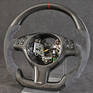 Volant de course en fibre de carbone véritable Dhsmt Original pour Série 3 E46 5 E60 M3 M5 - Sport personnalisé avec rayons de 30 mm - Product Image 1