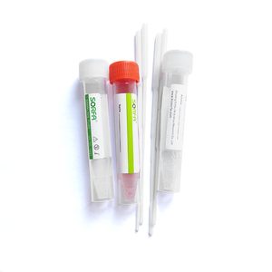 En plastique stérile jetable kit de sécurité écouvillon nasal test kit jetable écouvillon de transport tube <span class=keywords><strong>vtm</strong></span> - Product Image 2