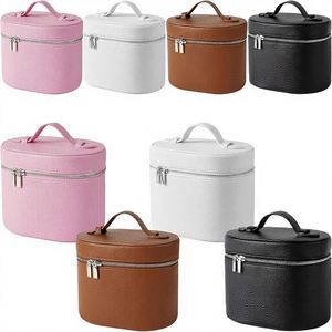Sac de maquillage personnalisé à fermeture éclair grande capacité pour femmes, cadeaux personnalisés pour maman, femme - Product Image 3