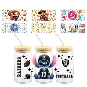 MIYA Custom Halloween Four <span class=keywords><strong>Scary</strong></span> Boy Design UV para DTF Cup Wrap Transfer Sticker 16oz 20oz 24oz 32oz 40oz Cup Decal Label - Product Image 3