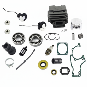 Kit Cilindro e Pistone da 52mm, Tubo Carburante, Filtro, Tappo Olio, Guarnizione, Gabbia Filtro, Carter, Silenziatore, Guarnizione, Collettore di Aspirazione, Clip per Tubo, Ricambi - Product Image 2