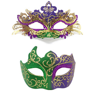 Maschere di Carnevale per Uomo e Donna, <span class=keywords><strong>Maschera</strong></span> Veneziana Sexy in Pizzo, <span class=keywords><strong>Maschera</strong></span> da Gatta per Coppie, Maschere per Costume da Festa di Mardi Gras - Product Image 5