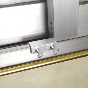 Serrure de fenêtre en alliage d'aluminium, poignée ronde de 24mm x 33mm, loquet de sécurité pour porte et fenêtre, limiteur de porte coulissante - Product Image 2