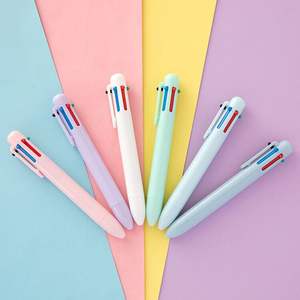 Bolígrafo de Plástico ABS Novedoso y Bonito 6 en 1 con Colores Variados, Personalizable con Logotipo Impreso, para Regalo de Papelería Estudiantil - Product Image 5